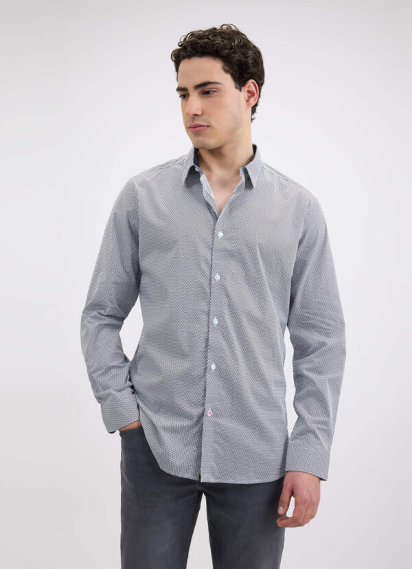 White Check Full Sleeve Shirt - Image 2