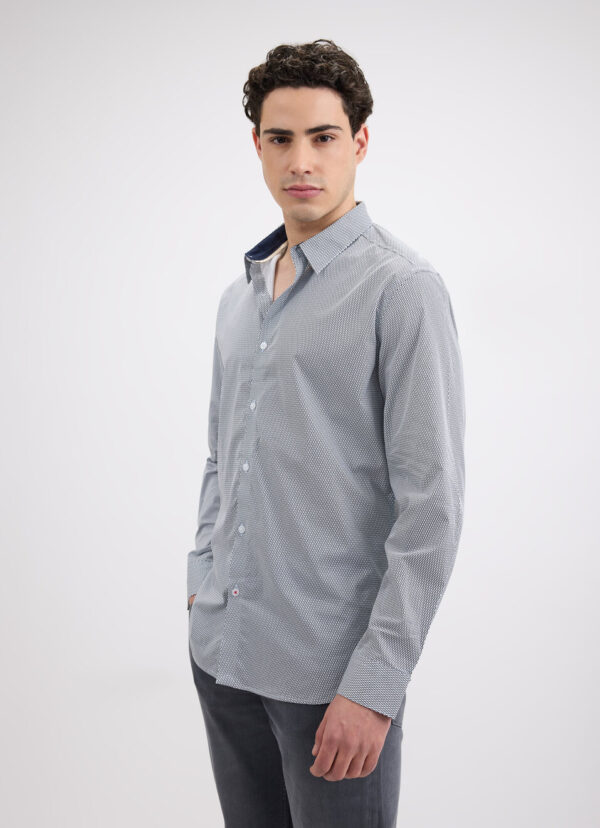 White Check Full Sleeve Shirt - Image 4